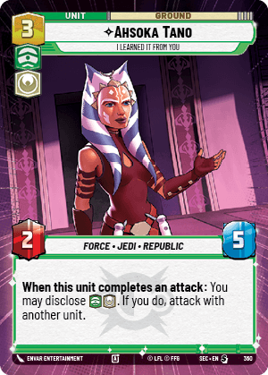 Ahsoka Tano — I Learned It from You