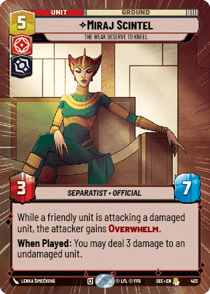 Miraj Scintel — The Weak Deserve to Kneel