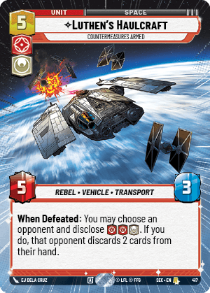 Luthen's Haulcraft — Countermeasures Armed