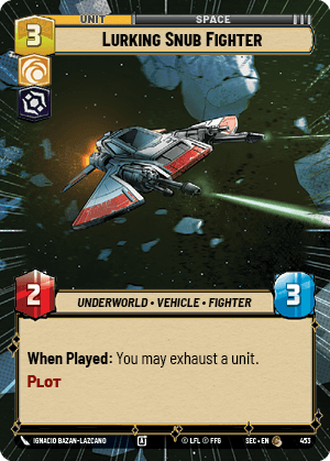 Lurking Snub Fighter