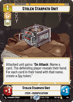 Stolen Starpath Unit