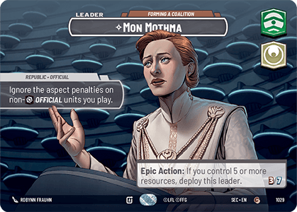 Mon Mothma — Forming a Coalition