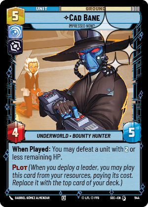 Cad Bane — Impressed Now?