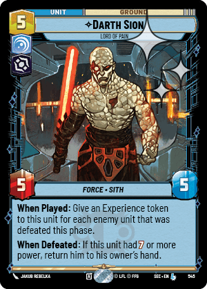 Darth Sion — Lord of Pain