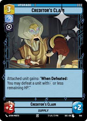 Creditor's Claim