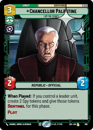 Chancellor Palpatine — I Am the Senate