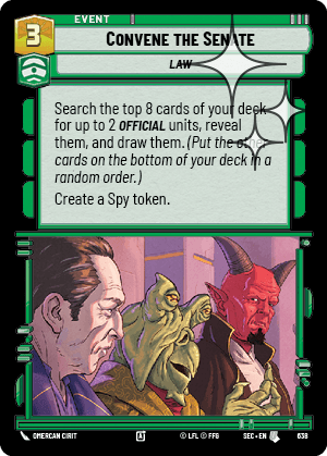 Convene the Senate