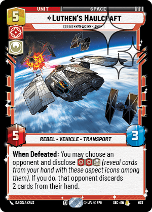 Luthen's Haulcraft — Countermeasures Armed