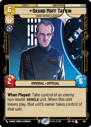 Grand Moff Tarkin — Taking Krennic's Achievement