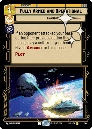 Fully Armed and Operational