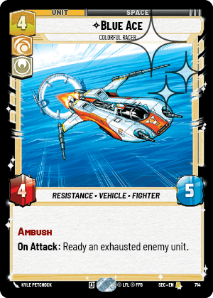 Blue Ace — Colorful Racer