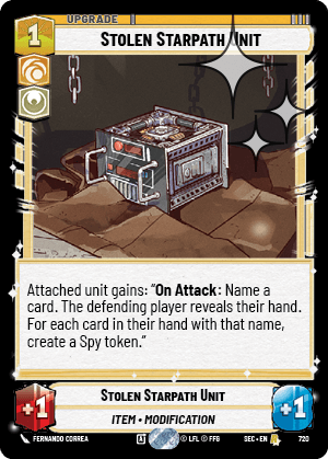 Stolen Starpath Unit