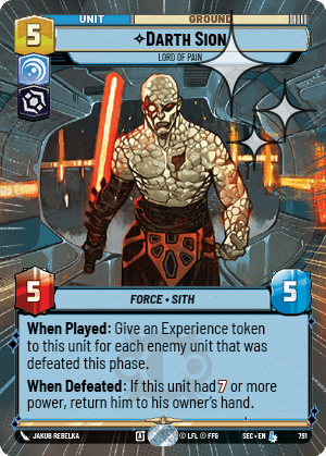 Darth Sion — Lord of Pain