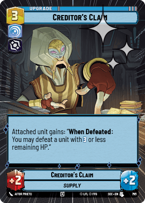 Creditor's Claim