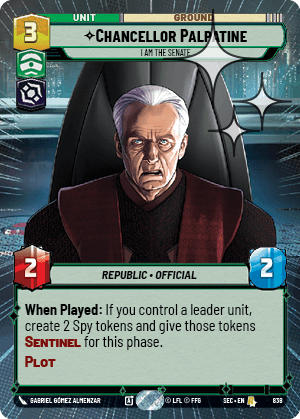 Chancellor Palpatine — I Am the Senate