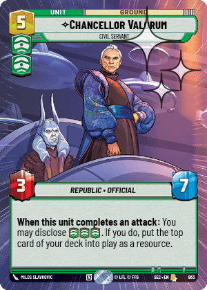 Chancellor Valorum — Civil Servant