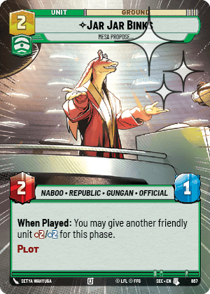 Jar Jar Binks — Mesa Propose…
