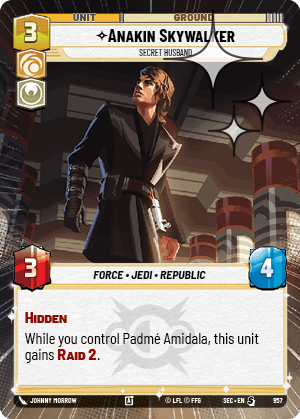 Anakin Skywalker — Secret Husband