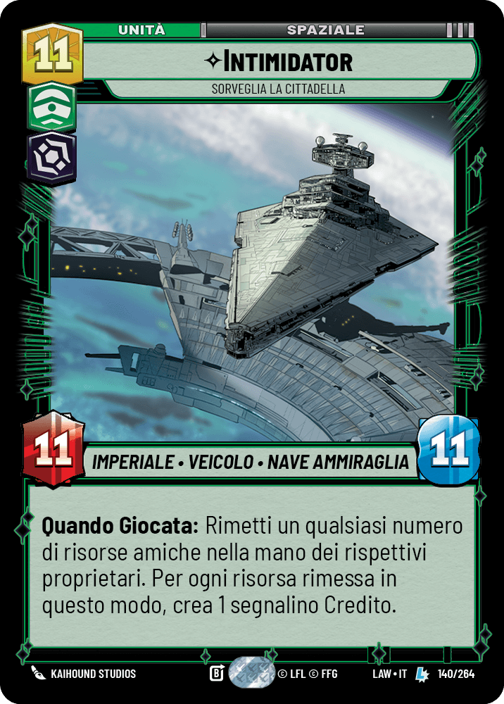 LAW-140 - ⟡Intimidator, SORVEGLIA LA CITTADELLA