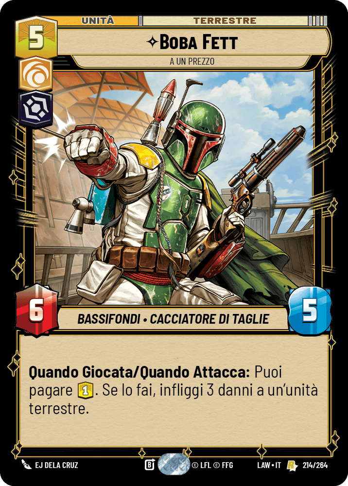 LAW-214 - ⟡Boba Fett, A UN PREZZO