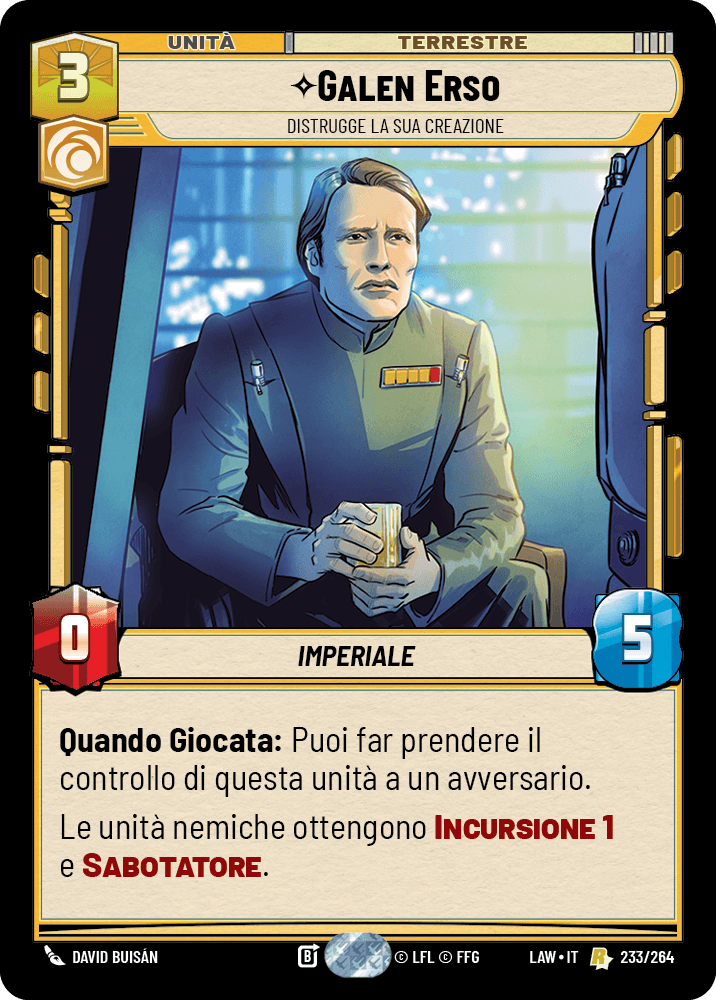 LAW-233 - ⟡Galen Erso, DISTRUGGE LA SUA CREAZIONE
