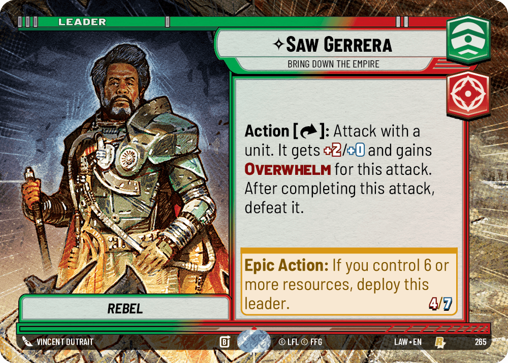 Saw Gerrera — Bring Down the Empire