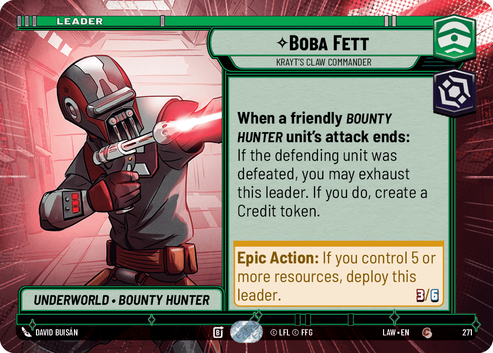 Boba Fett — Krayt's Claw Commander