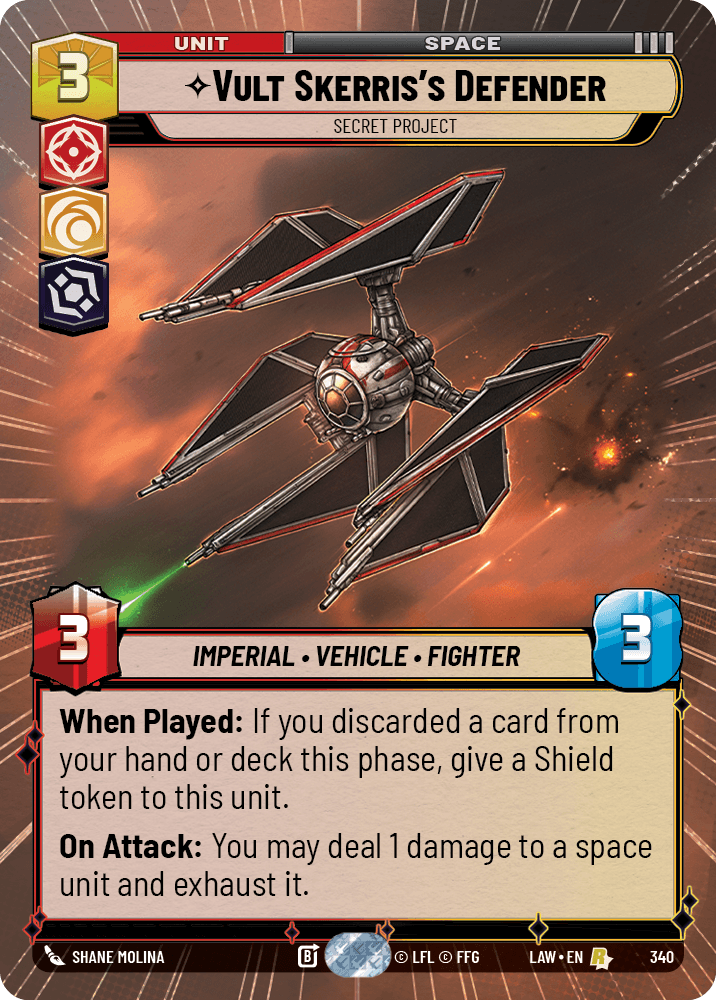 Vult Skerris's Defender — Secret Project