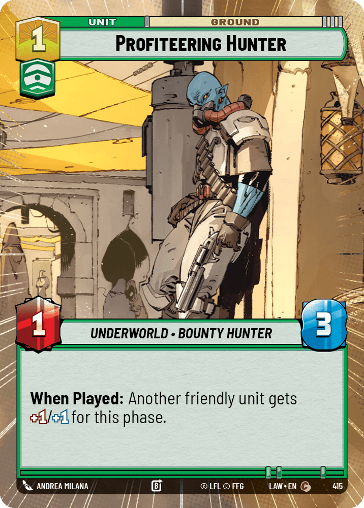 Profiteering Hunter