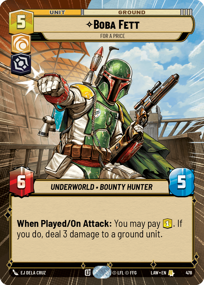 Boba Fett — For a Price