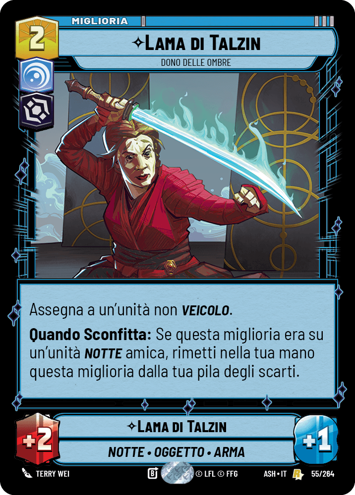 ASH-55 - ⟡Lama di Talzin, ﻿DONO DELLE OMBRE