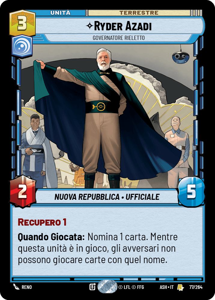 ASH-77 - ⟡Ryder Azadi, GOVERNATORE RIELETTO