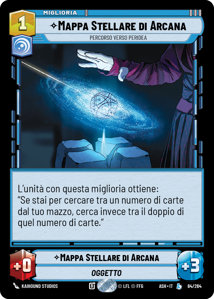 ASH-84 - ⟡Mappa Stellare di Arcana, PERCORSO VERSO PERIDEA