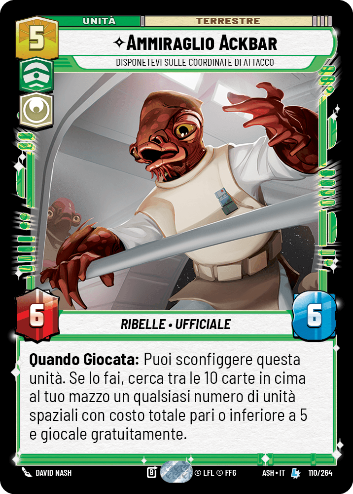 ASH-110 - ⟡Ammiraglio Ackbar, ﻿DISPONETEVI SULLE COORDINATE DI ATTACCO