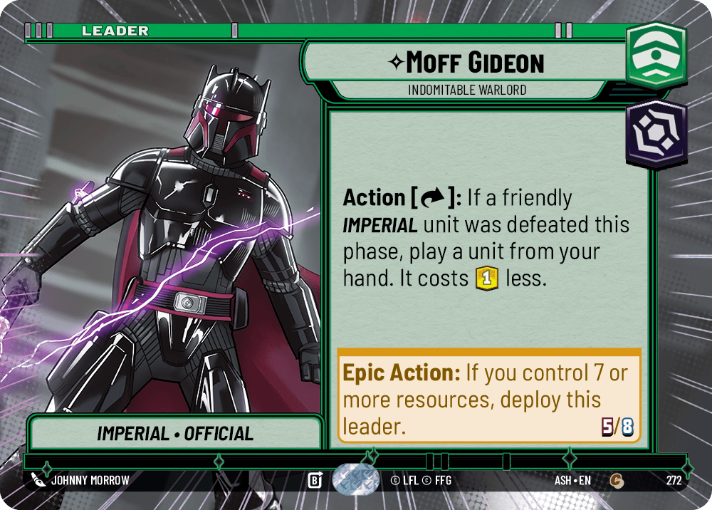 Moff Gideon — Indomitable Warlord