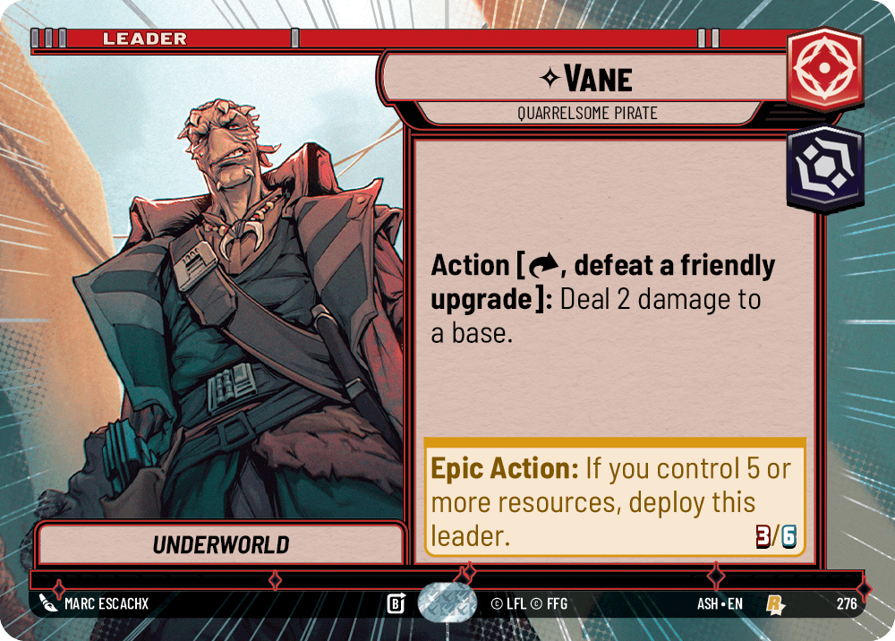 Vane — Quarrelsome Pirate