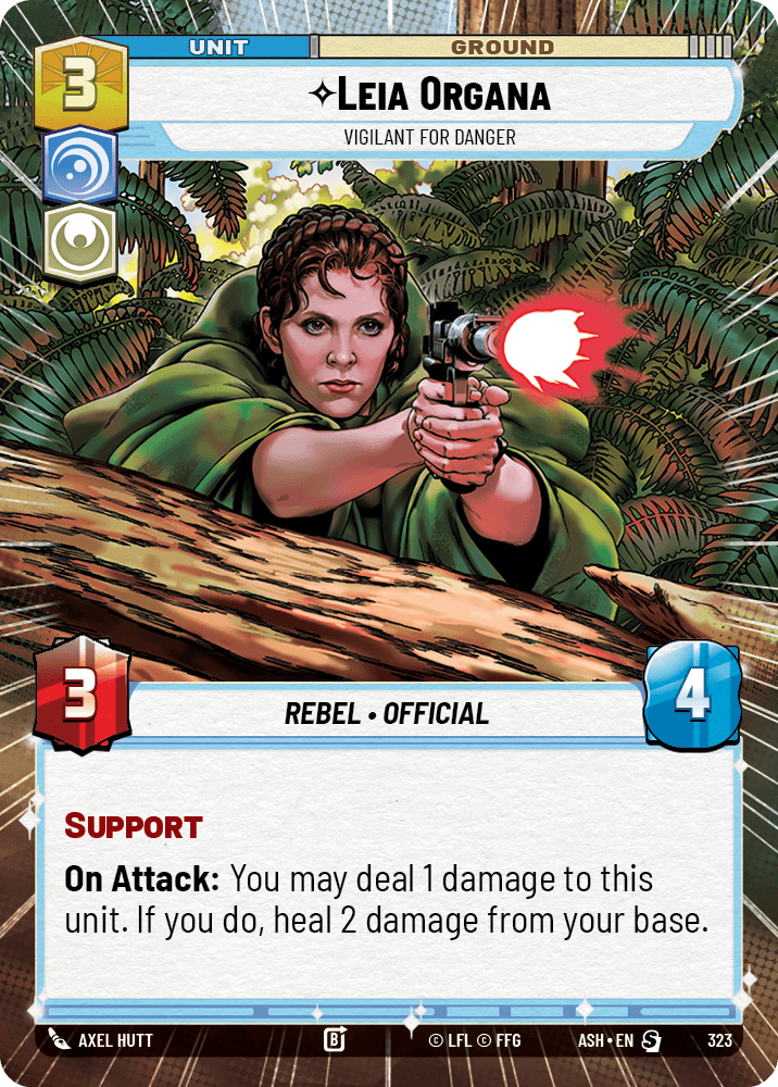 Leia Organa — Vigilant for Danger