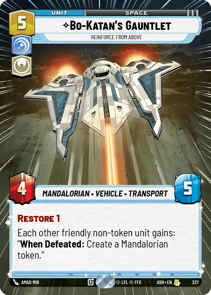 Bo-Katan's Gauntlet — Reinforce from Above