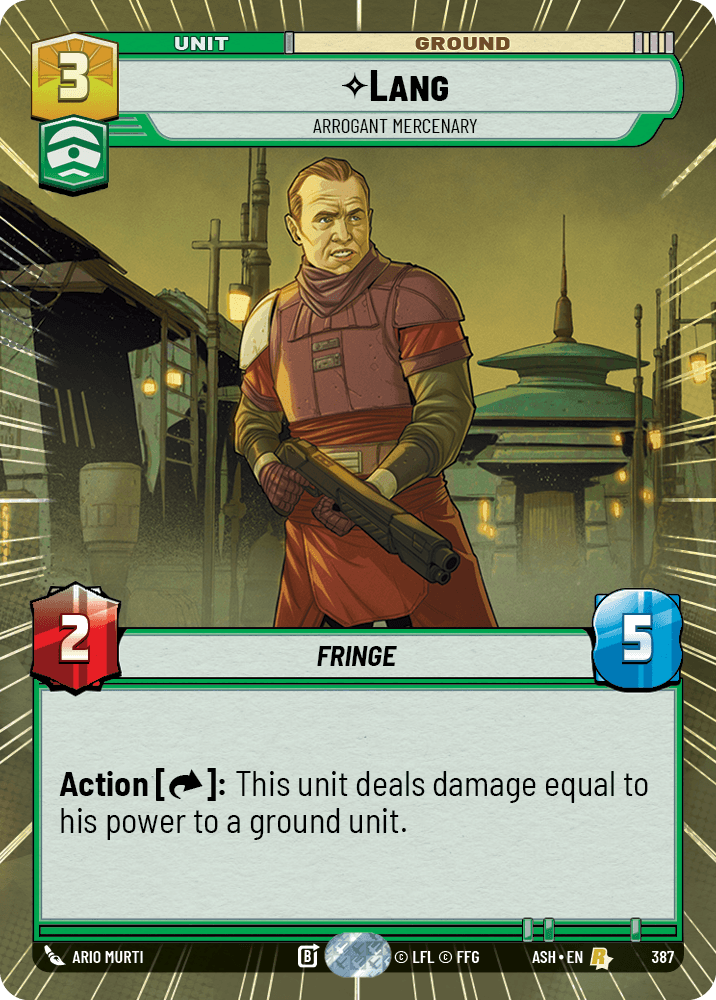 Lang — Arrogant Mercenary