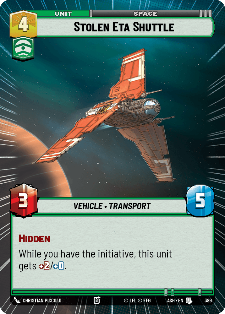 Stolen Eta Shuttle