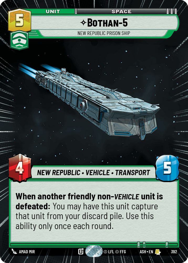 Bothan-5 — New Republic Prison Ship