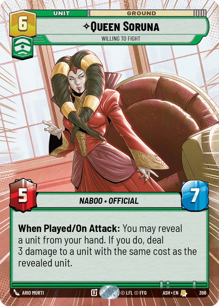 Queen Soruna — Willing to Fight