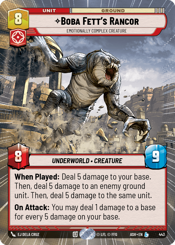 Boba Fett's Rancor — Emotionally Complex Creature