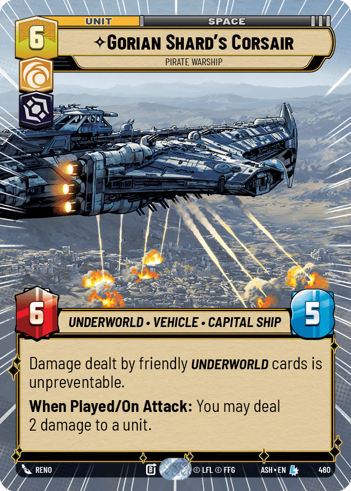 Gorian Shard's Corsair — Pirate Warship