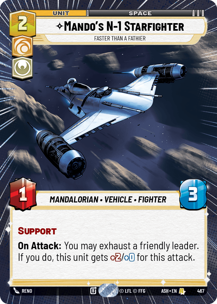 Mando's N-1 Starfighter — Faster than a Fathier