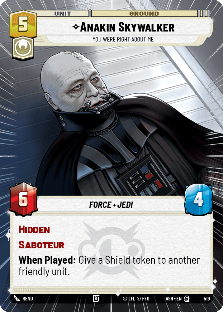 Anakin Skywalker — You Were Right About Me