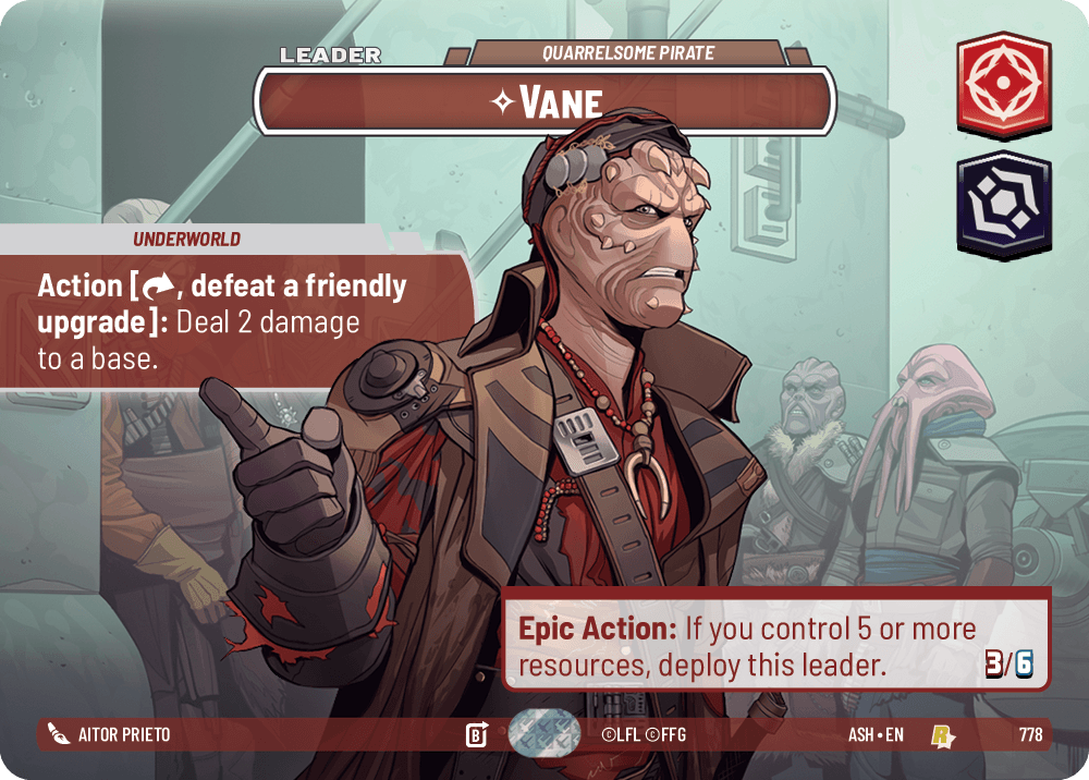 Vane — Quarrelsome Pirate