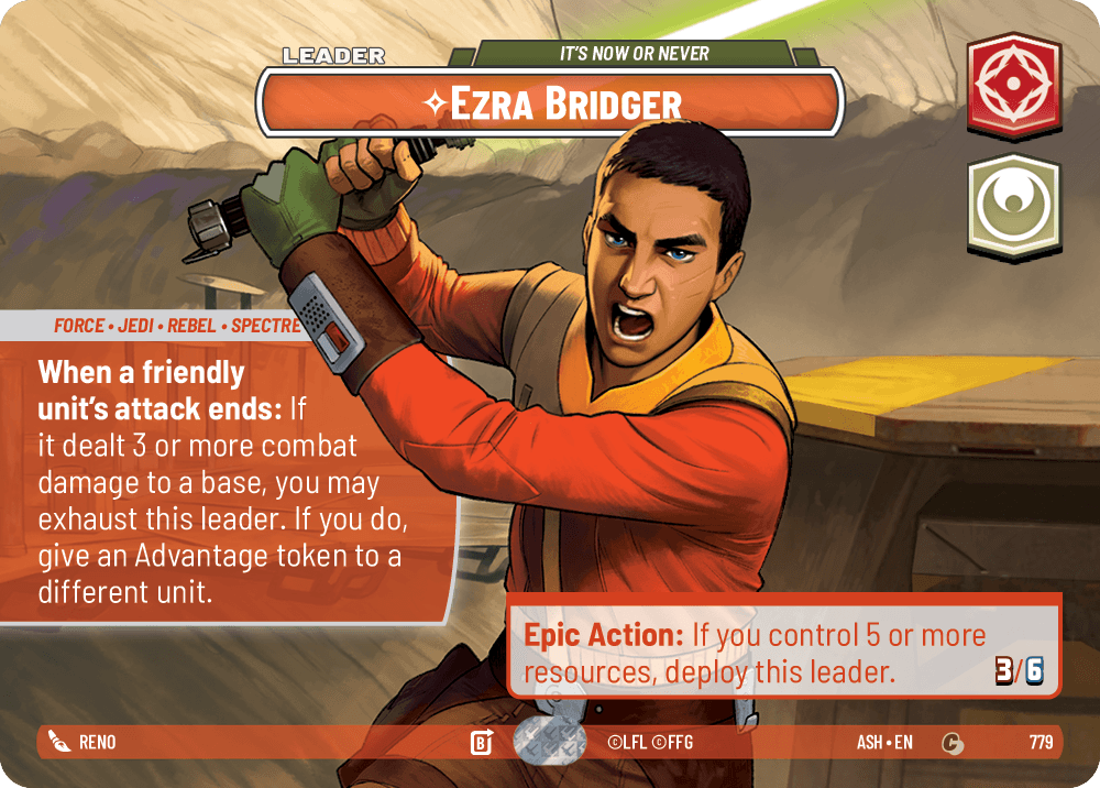 Ezra Bridger — It's Now or Never