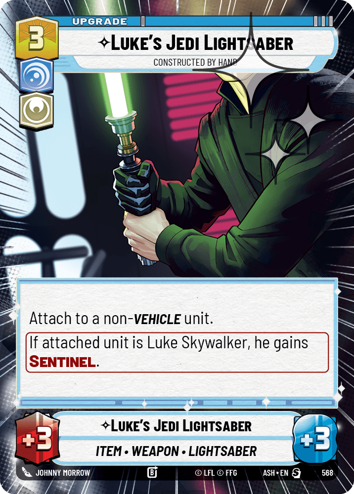 Luke's Jedi Lightsaber — Constructed by Hand