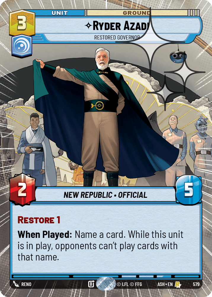 Ryder Azadi — Restored Governor
